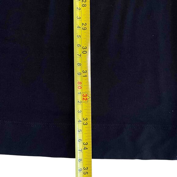 Women's Calvin Klein Sleeveless Ruched Sleeveless Mini Tank Dress Black Size 14 - Picture 7 of 7